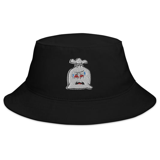 Scared Money Embroidered Bucket Hat