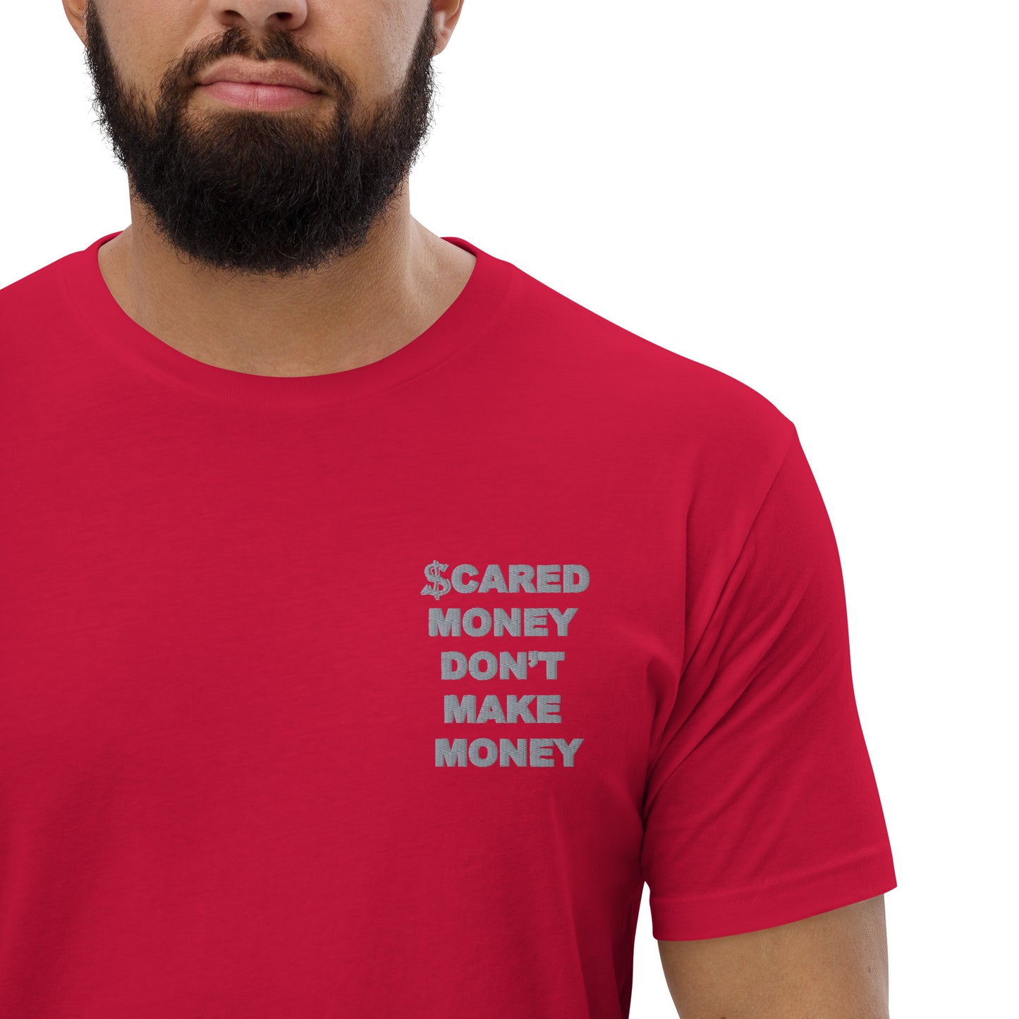 Scared Money Short Form Fitting Sleeve T-shirt
