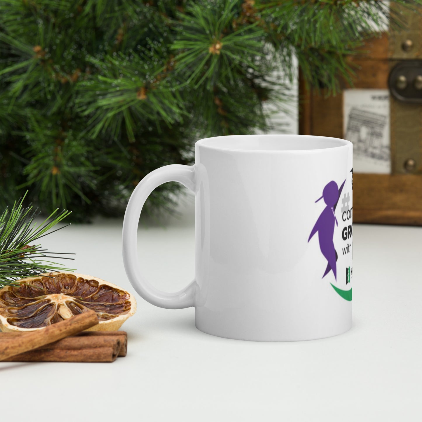 HRAP White glossy mug