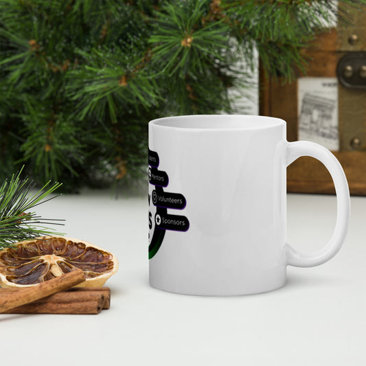 HRAP White glossy mug