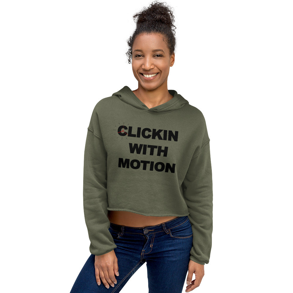 Clickin Crop Hoodie