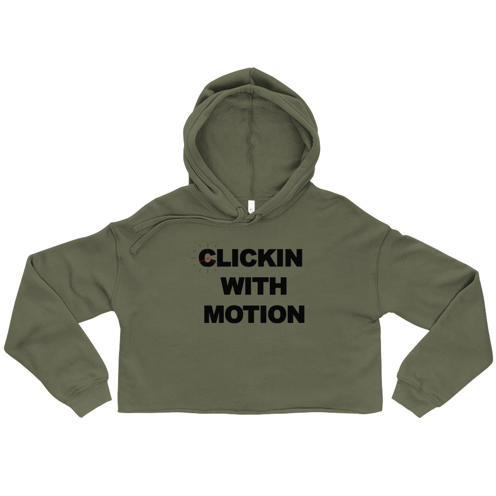 Clickin Crop Hoodie