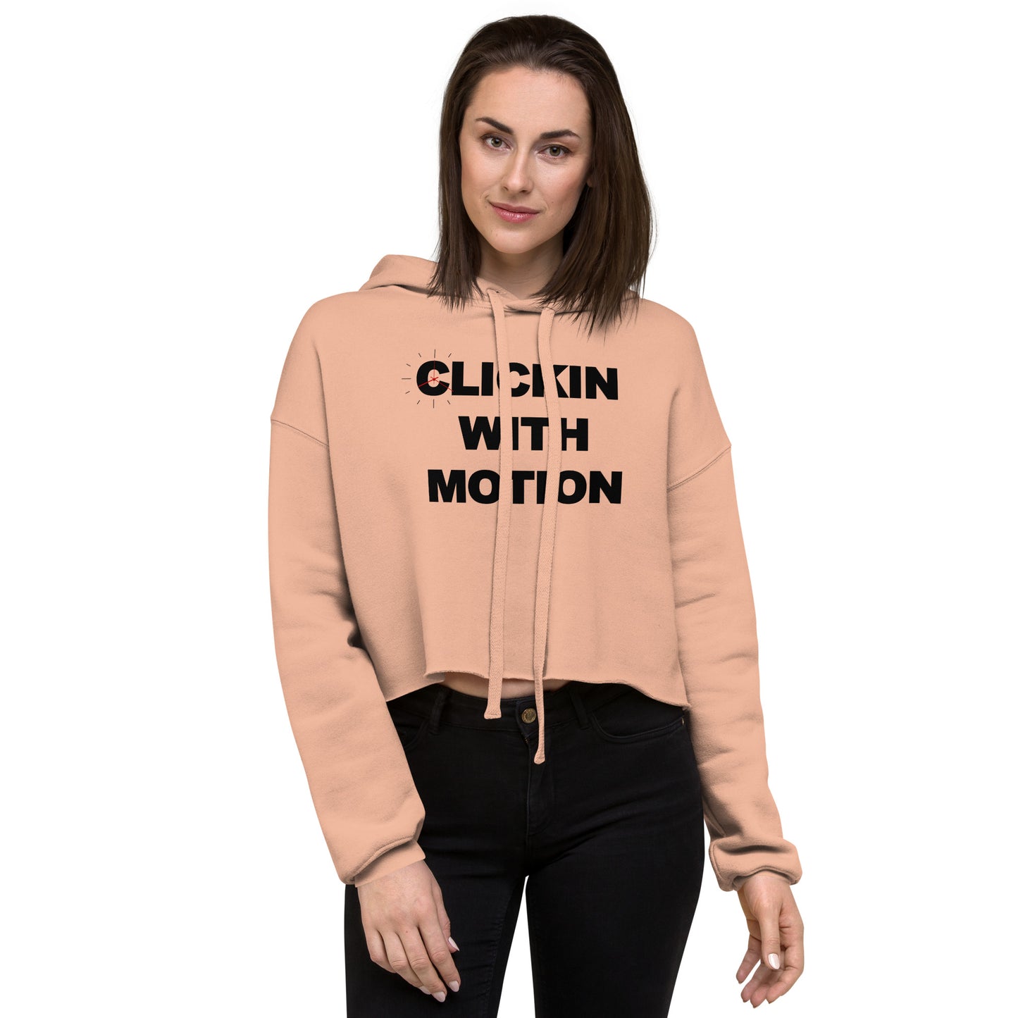 Clickin Crop Hoodie
