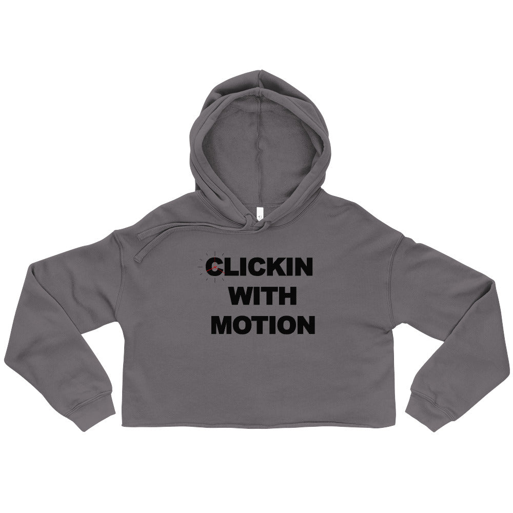 Clickin Crop Hoodie