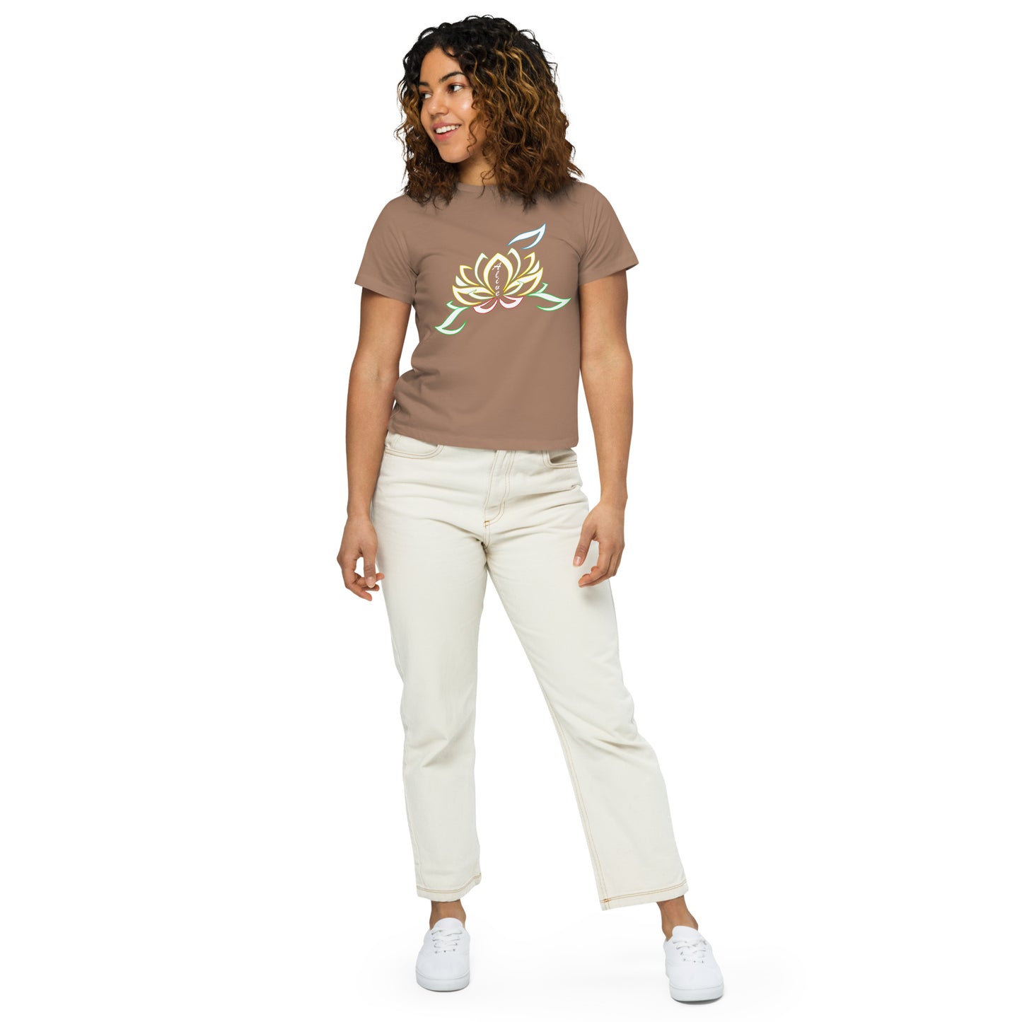 Women’s high-waisted t-shirt