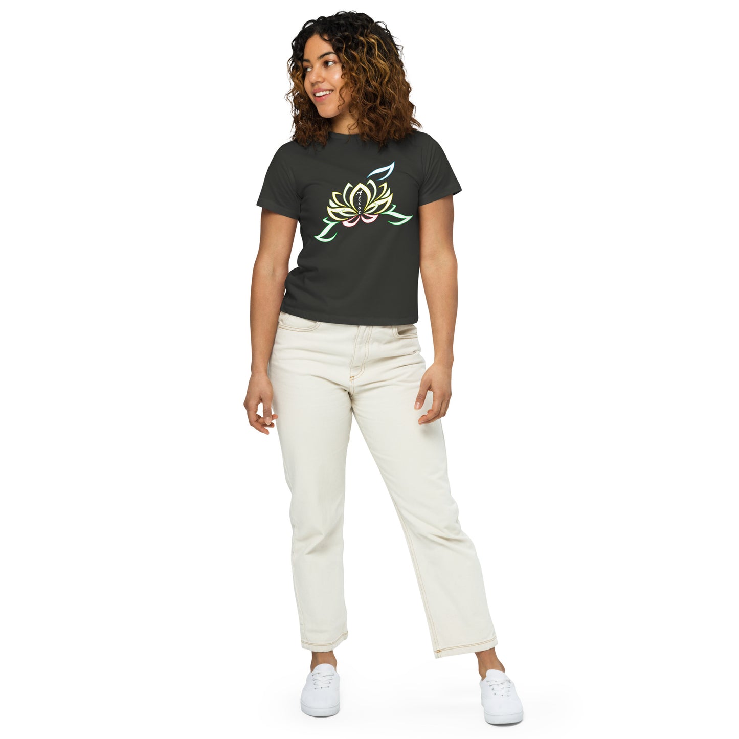 Women’s high-waisted t-shirt