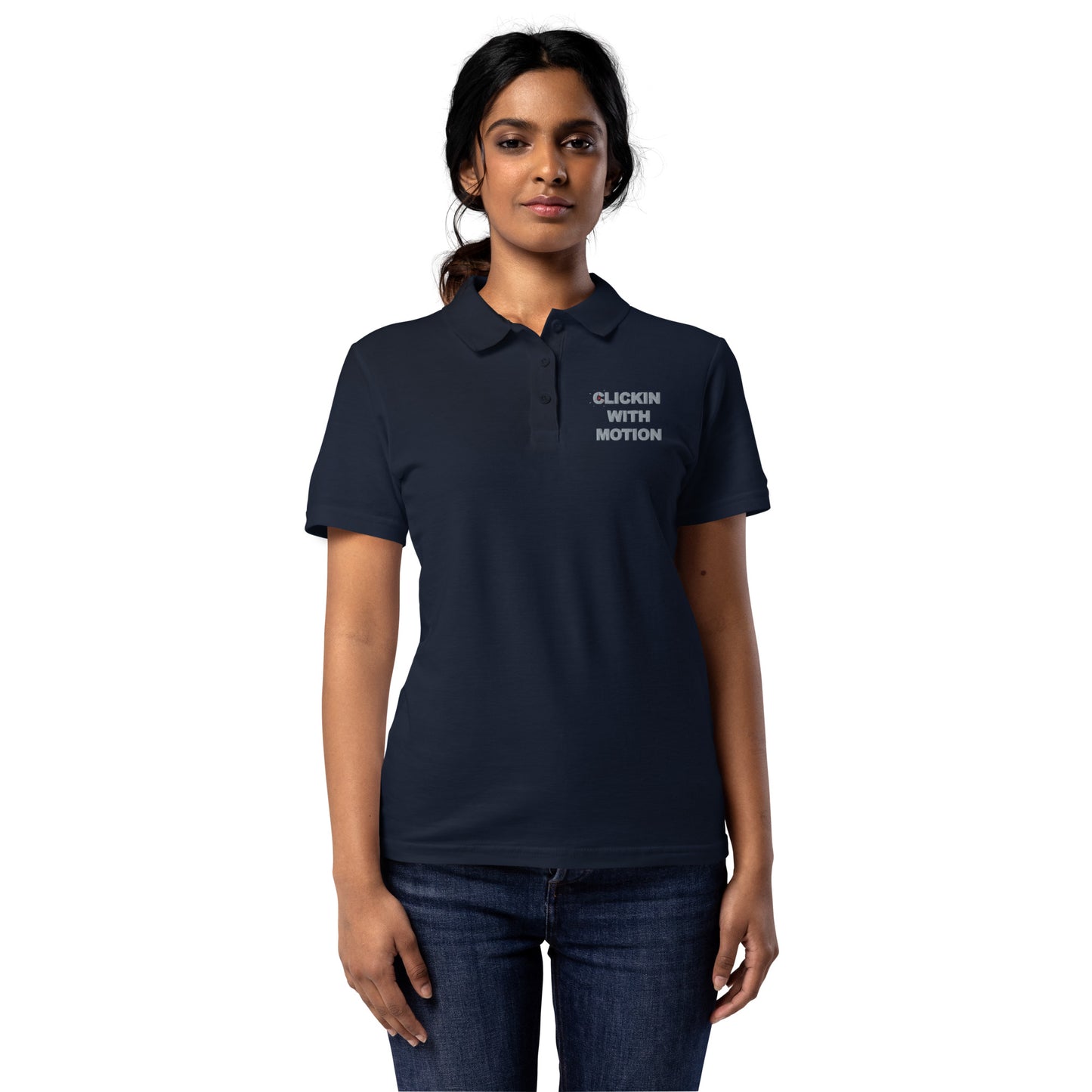 Clickin Women’s pique polo shirt