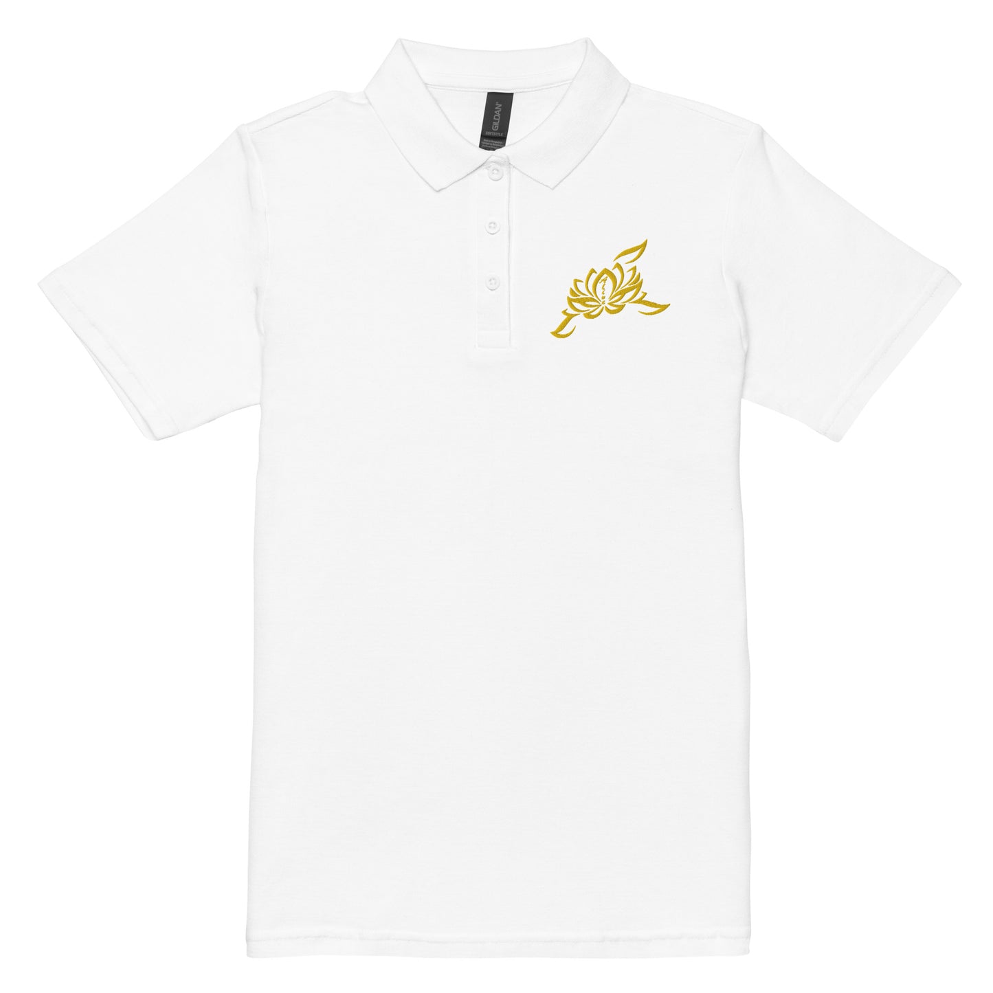 Alive Embroidered Women’s pique polo shirt